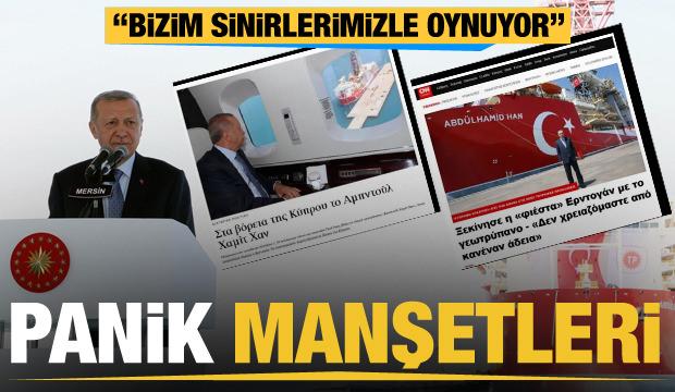 Abdülhamid Han'ın göreve başlamasıyla Yunan medyasındaki panik manşetlere yansıdı