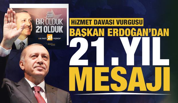 Son dakika... Başkan Erdoğan'dan "Bir olduk, 21 olduk" paylaşımı