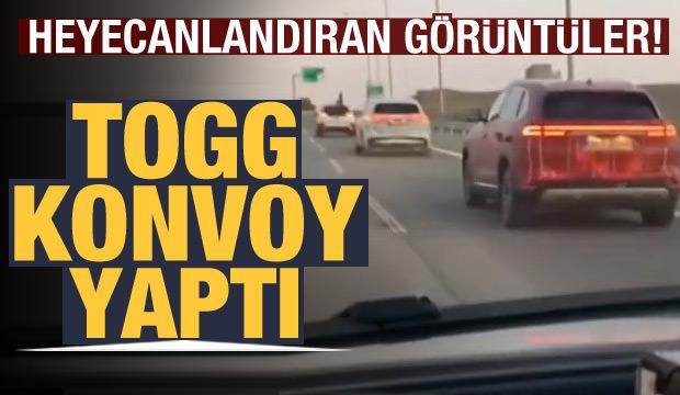 Yerli otomobil Togg konvoyu sosyal medyada izlenme rekoru kırdı
