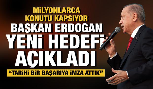 Cumhurbaşkanı Erdoğan'dan kentsel dönüşüm açıklaması: Tarihi bir başarıya imza attık