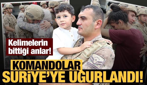 Komandolar Türk bayrakları ve dualarla Ordu'dan Suriye'ye uğurlandı	