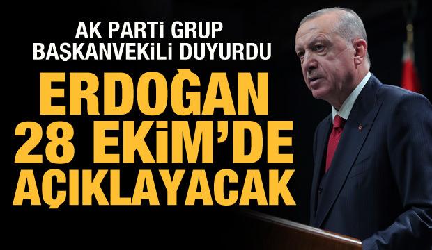 AK Partili Mahir Ünal: Cumhurbaşkanı Erdoğan 28 Ekim'de açıklayacak