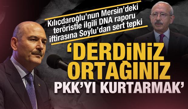 Bakan Soylu'dan Kılıçdaroğlu'na tepki: Derdiniz ortağınız PKK'yı kurtarmak