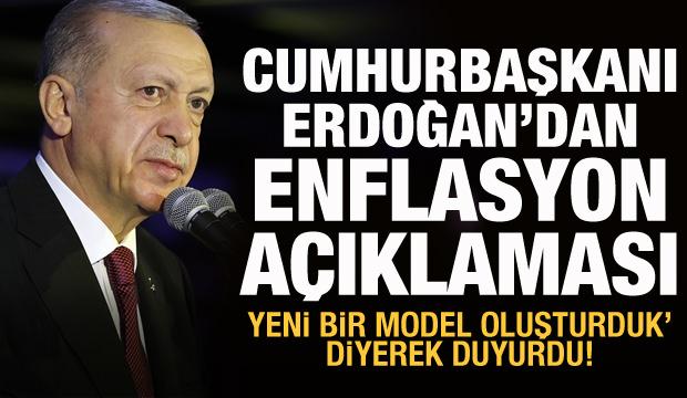 Cumhurbaşkanı Erdoğan enflasyon açıklaması!