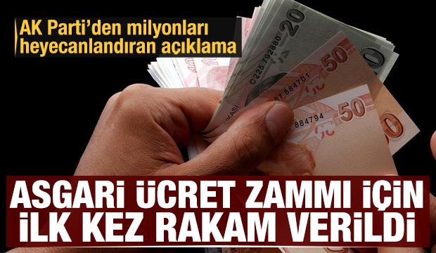 AK Parti'den asgari ücrete zam açıklaması: İlk kez rakam verildi