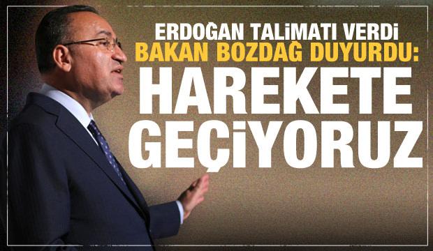 Erdoğan talimatı verdi! Bakan Bozdağ: Anayasa değişikliği için harekete geçiyoruz