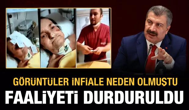 İstanbul'da infial yaratan görüntülerin kaydedildiği hastanenin faaliyeti durduruldu