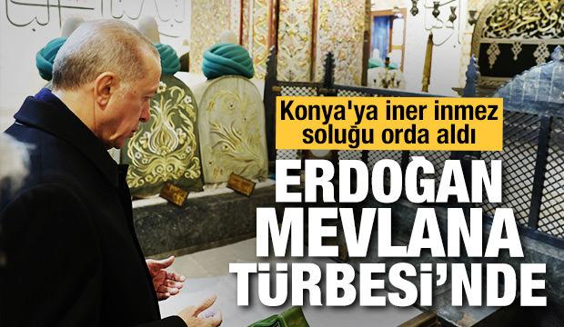 Başkan Erdoğan Konya'da! Soluğu orada aldı