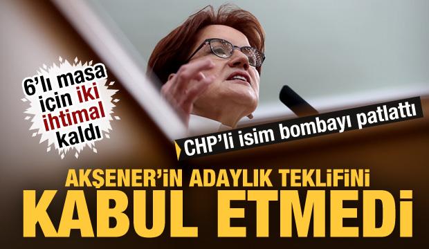 CHP'li Yarkadaş bombayı patlattı: "Meral Akşener'in adaylık teklifini kabul etmedi"