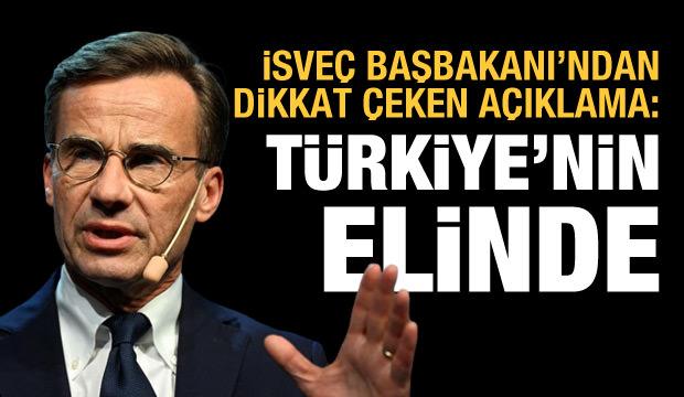 İsveç Başbakanı'ndan NATO üyeliği açıklaması: Türkiye'nin elinde