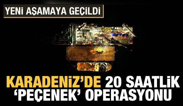 Karadeniz'de 20 saatlik 'Peçenek' operasyonu