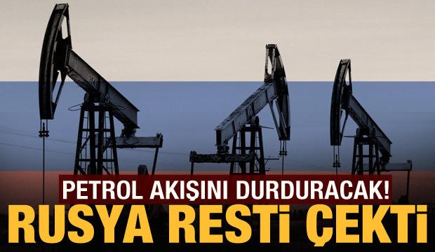 Rusya'dan petrol kararı: Tavan fiyat uygulayan ülkelere akışı durduracak!