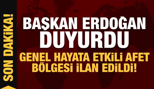 Son Dakika... Erdoğan duyurdu: Düzce 'Genel Hayata Etkili Afet Bölgesi' ilan edildi!
