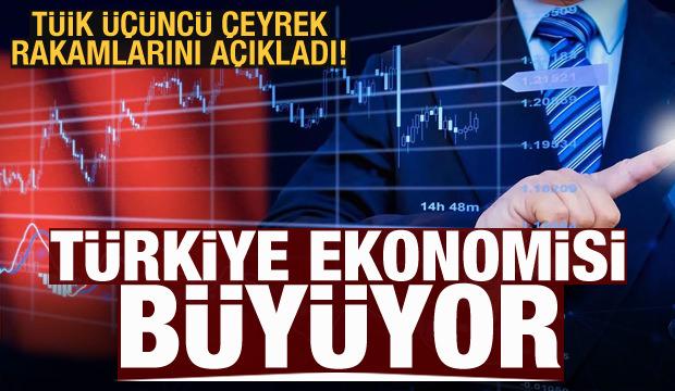 Son dakika haberi: Türkiye'nin üçüncü çeyrek büyüme rakamları açıklandı