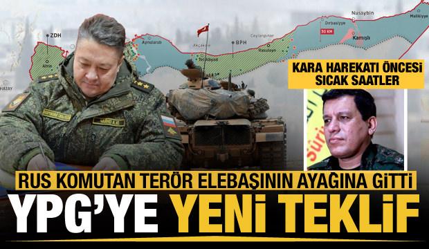 Türkiye'nin kara harekatı öncesi Rusya'dan terör elebaşı Abdi Şahin'e yeni teklif