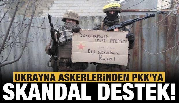 Ukrayna askerlerinden PKK/YPG'ye destek: Büyük tepki çekti!