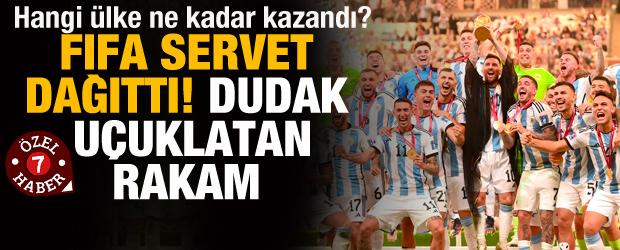 FIFA servet dağıttı! Dudak uçuklatan rakam... Hangi ülke ne kadar kazandı?