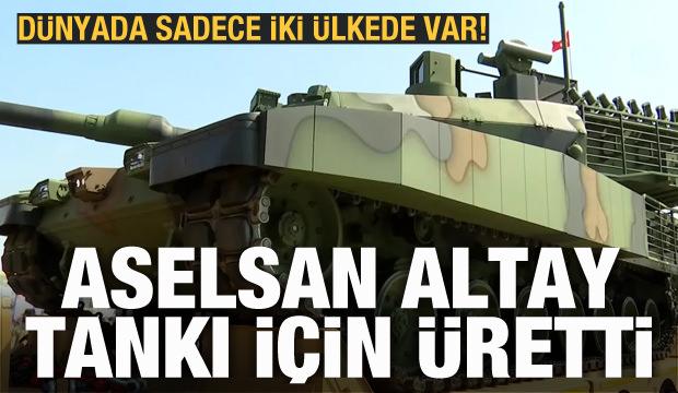 Altay tankına ASELSAN kalkanı! Dünyada sadece üç ülke üretiyor