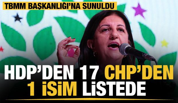 HDP Eş Genel Başkanı Pervin Buldan dahil 18 milletvekilinin dokunulmazlık dosyası TBMM'de