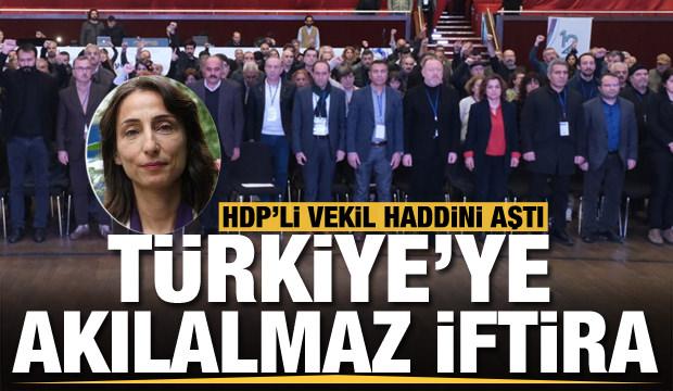 HDP'li vekil Türkiye'ye soykırım iftirasında bulundu
