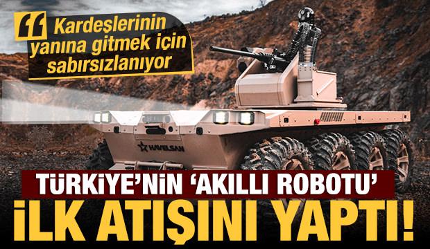 Türkiye'nin 'Akıllı robotu' Kapgan ilk kez ateş etti