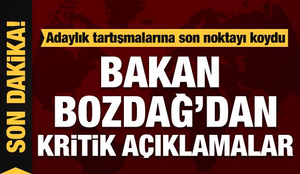 Başkan Erdoğan'ın adaylığına karşı olanlara net mesaj! Bakan Bozdağ'dan kritik açıklamalar