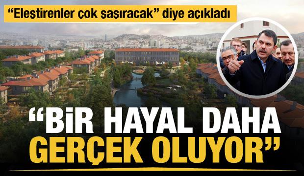 Bakan Kurum: Ankara’nın kalbi Kızılay'ımız ve Saraçoğlu Mahallemiz