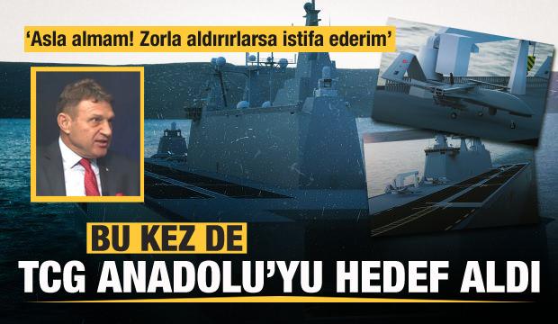 CHP'li Ertürk'ün rahatsızlığı bitmiyor! TCG Anadolu'yu hedef aldı