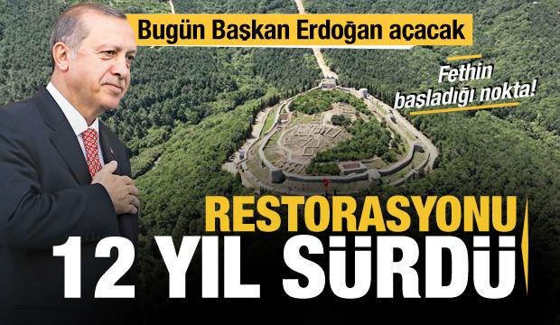 Cumhurbaşkanı Erdoğan, restorasyonu 12 yıl süren Aydos Kalesi'ni açacak