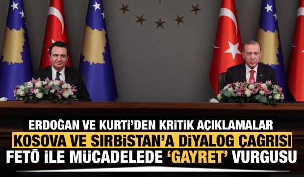  Erdoğan: Kosova ile Sırbistan'ın barışçıl ve yapıcı yaklaşımlar sergilemesini bekliyoruz