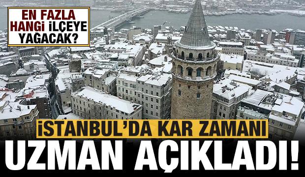 İstanbul'da kar en çok hangi ilçelere yağacak?