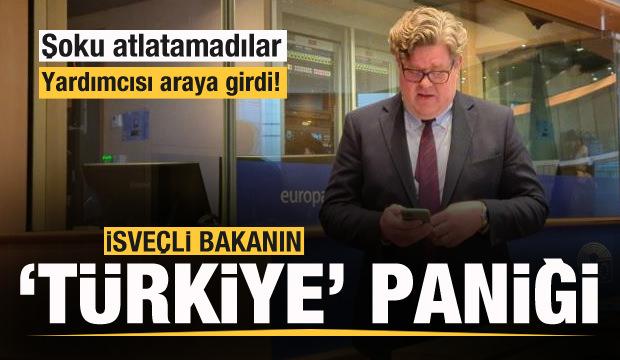 İsveçli bakanın 'Türkiye' paniği! Yardımcısı araya girdi! Tek cümlelik açıklama