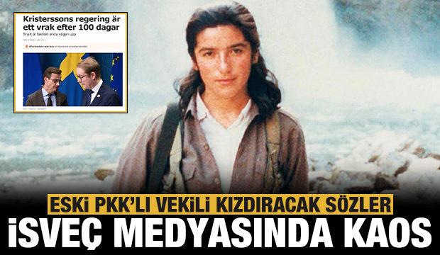 İsveç'te medyasında kaosun sesleri: PKK'lı eski vekil bu sözlere çok kızacak!