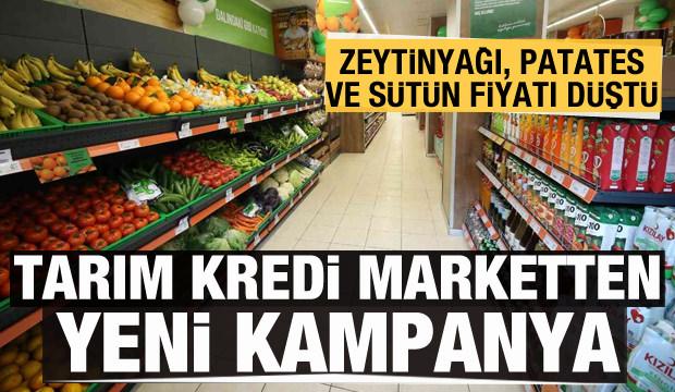 Tarım kredi markette yeni kampanya: Zeytinyağı ve sütün fiyatı düştü