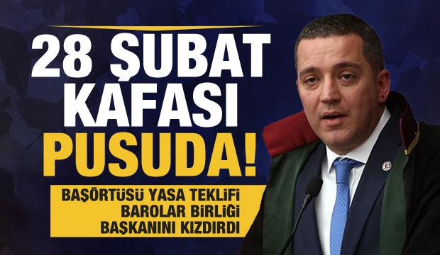 T&uuml;rkiye Barolar Birliği Başkanı Erin&ccedil; Sağkan: Baş&ouml;rt&uuml;s&uuml; d&uuml;zenlemesi laikliğe aykırı