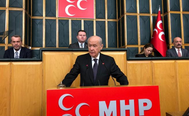 MHP lideri Bahçeli "Gün, bir olma günüdür!" açıklamasını yaptı