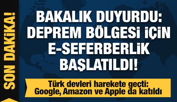 Türk devleri deprem için harekete geçti: Apple, Amazon ve Google da katıldı