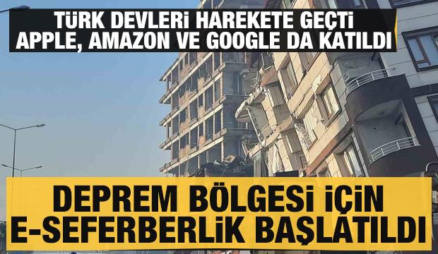 Türk devleri deprem için harekete geçti: Apple, Amazon ve Google da katıldı