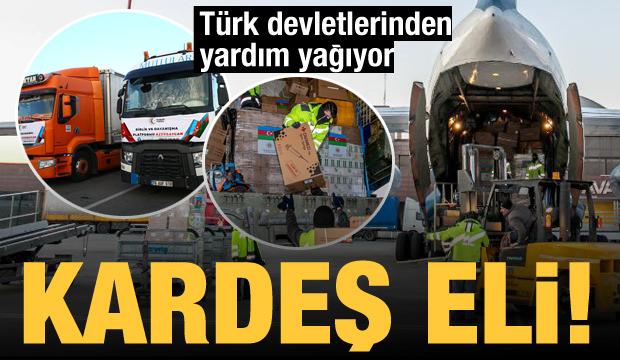 Türk dünyası tek yürek: Tüm üyelerden yardım yağdı