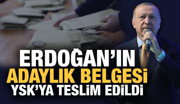 AK Parti ve MHP kurmayları Erdoğan için adaylık başvurusu yaptı!