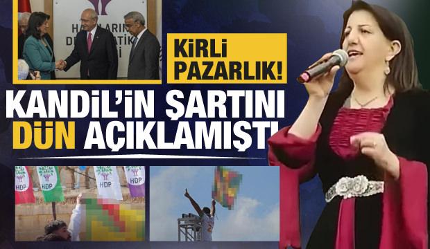 CHP ve HDP'nin kirli pazarlığı... Akıllara Pervin Buldan'ın dünkü skandal sözleri geldi