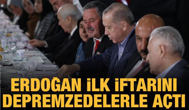 Cumhurbaşkanı Erdoğan Konteyner Kent'te iftar yaptı