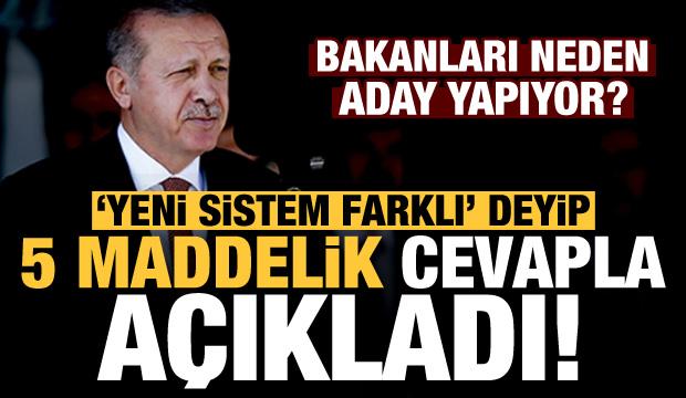 Erdoğan, bakanları neden aday yapıyor? Ahmet Hakan 5 maddede açıkladı...