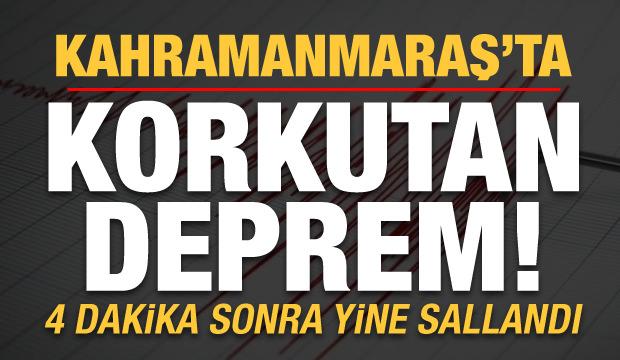 Son dakika: Kahramanmaraş'ta korkutan deprem! AFAD'dan ilk açıklama...