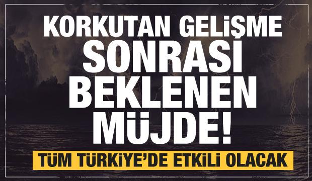 Tehlike çanları çalarken müjdeli haber! Tüm Türkiye'de etkili olacak!