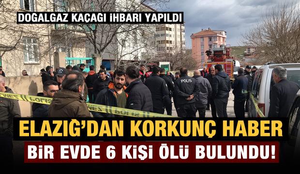 Elazığ'dan korkunç haber: Bir evde 6 kişi ölü bulundu!