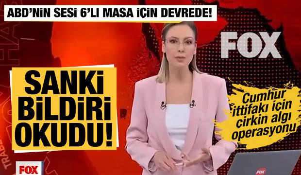 FOX Ana Haber'in sunucusu Gülbin Tosun'dan kadınlar üzerinden muhalefet propagandası