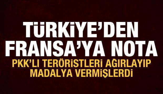 Senato'da YPG'li teröristlere madalya verilmişti: Türkiye'den Fransa'ya nota!