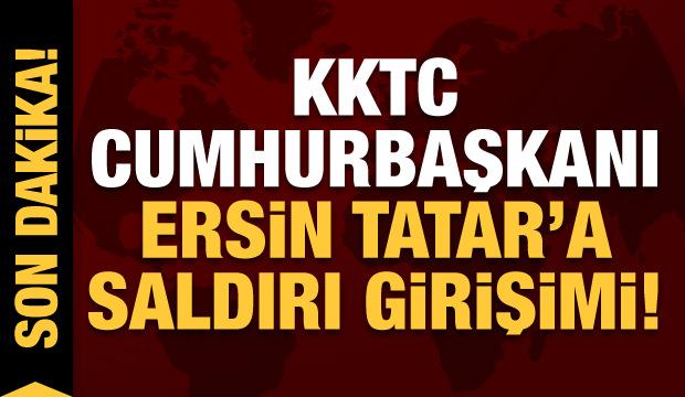 Son dakika: KKTC Cumhurbaşkanı Ersin Tatar'a Londra'da saldırı girişimi!