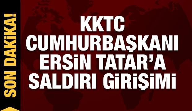 Son dakika: KKTC Cumburbaşkanı Ersin Tatar'a Londra'da saldırı girişimi